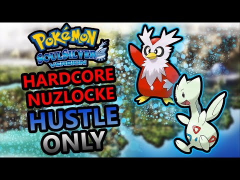 Pokemon SoulSilver Hardcore Nuzlocke - HUSTLE Ability Only! (No Items, No Overleveling)