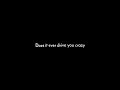 Night Changes Lyrics Overlay Black Screen Status