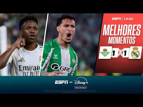 Gols e lances de Betis x Real Madrid