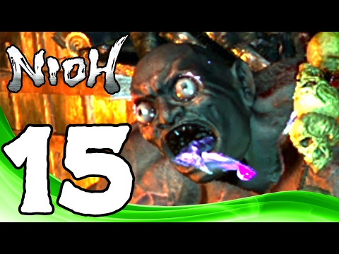 Nioh - Full Walkthrough Gameplay Part 15 Spider Nest Castle 1080p 60FPS PS4/PRO