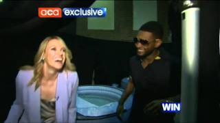18 march 2011 Usher - Behind the Scenes in burswood in Perth video
