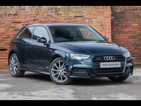 KY67JUC AUDI A3 TDI QUATTRO S LINE BLACK EDITION BLUE 2017