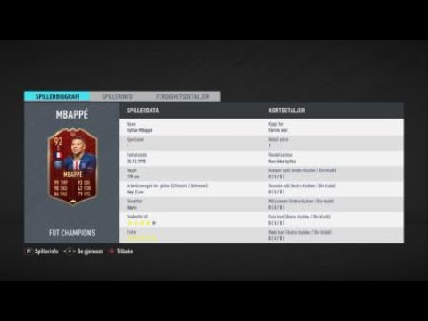 92 Mbappe Fut champions Rewards