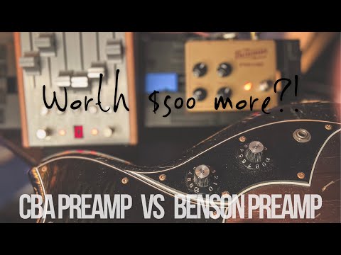 CBA Automatone vs Benson Preamp — Is It Worth $500 More? (Tone Comparison)