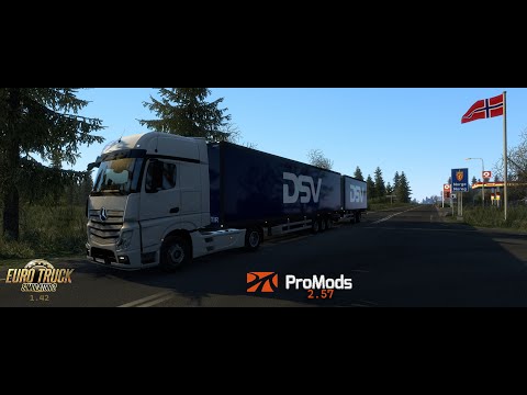 ETS2 1.42 I Truckers Vlog- Ep #10 I Mercedes Actros MP4  I Oslo - Örebro I PM 2.57 I Scandinavia