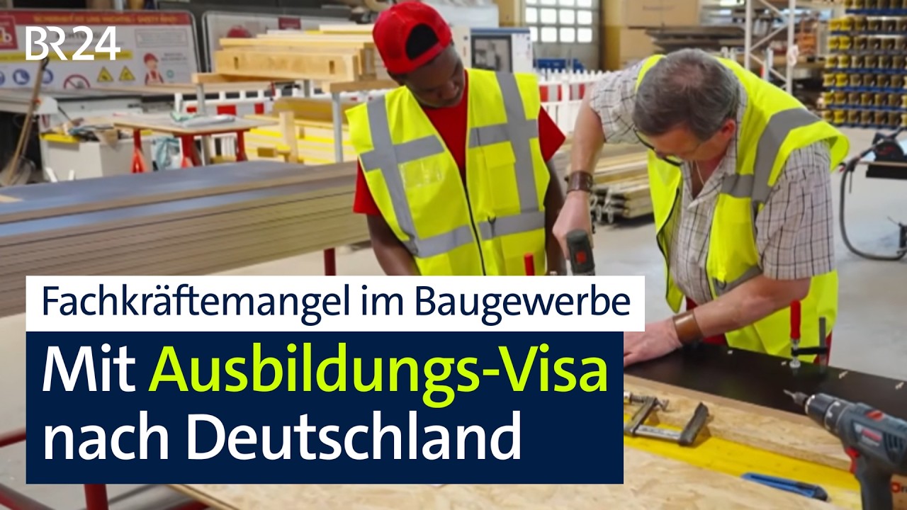 Mit Ausbildungs-Visa nach Deutschland: Mit Azubis gegen Fachkräftemangel im Baugewerbe | BR24