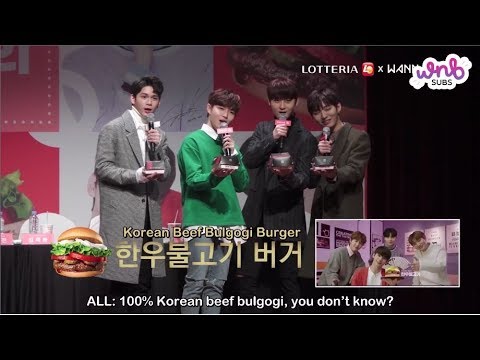 [ENG SUB] 180215 Wanna One's Lotteria Fansign Sketch Video by WNBSUBS
