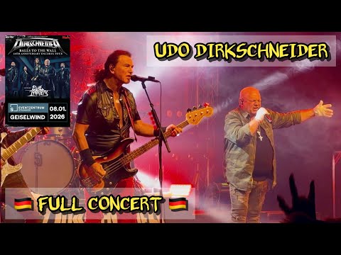Udo Dirkschneider Live FULL CONCERT Geiselwind Germany January 8 2026 🇩🇪