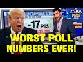 Trump Approval Ratings COLLAPSING Over Iran War Inflation