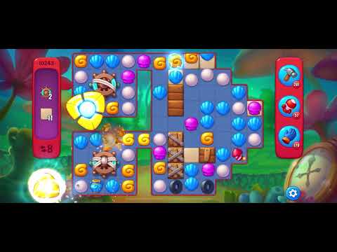 Fishdom Hard level 10243 no boosters フィッシュダム ハード