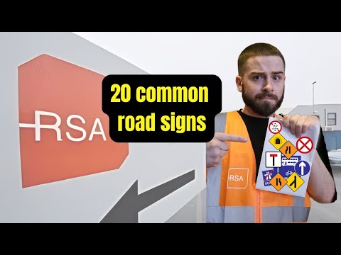 Driving Test Questions and Answers | 20 Common Road Signs
