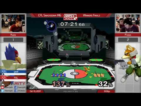 CFL Smackdown 146 Melee - Kaike (Falco) vs Panda (Fox) - Winners Finals
