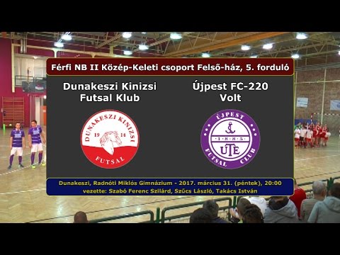 NBII: Dunakeszi Kinizsi - Újpest FC-220 Volt 2-8 (2017.03.31, összefoglaló)