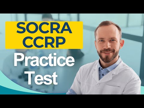 SOCRA CCRP Practice Test 2026 Certified Clinical Research Professional Exam Questions