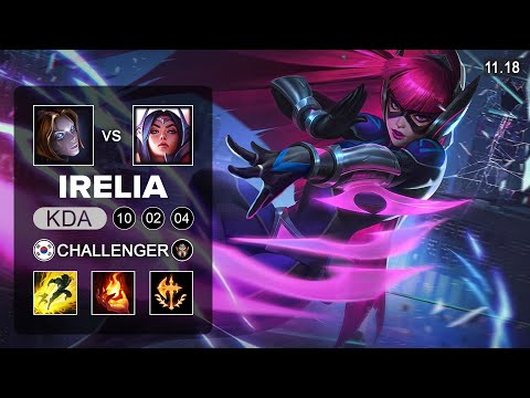 Irelia Mid vs Orianna - KR Challenger   Season 11 Patch 11 18