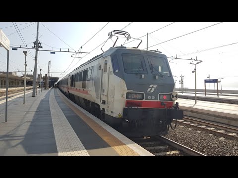 Treno Intercity+Locomotore E401 034 Intercity 551 Roma Termini-Reggio di Calabria Centrale