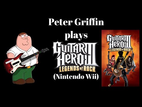 Peter Griffin plays “Guitar Hero III: Legends of Rock” (Nintendo Wii) #familyguy #guitarhero 