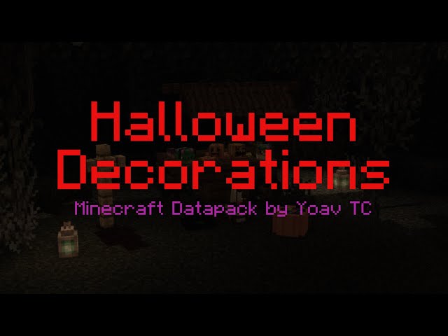 Halloween Decorations [1.21.10] Minecraft Data Pack