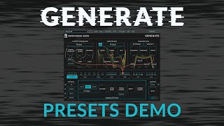 Video thumbnail for New Generate Plug-in from Newfangled Audio: Presets Demo by Eventide Audio