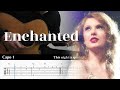 Enchanted - Taylor Swift | Fingerstyle Guitar TAB + Chords Tutorial