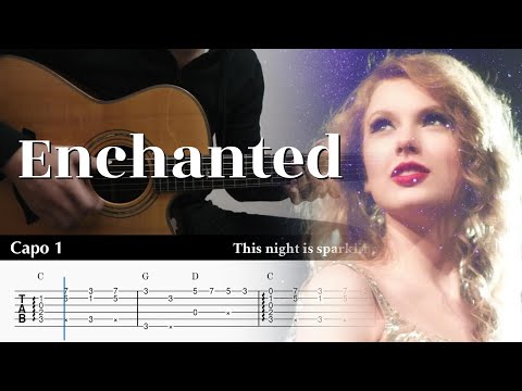 Enchanted - Taylor Swift - Fingerstyle Guitar TAB Chords