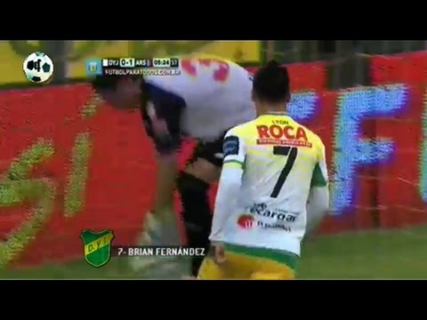 Gol Brian Fernández - Defensa y Justicia 1 Vs Arsenal 1 - Primera División 2014