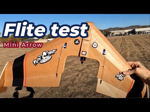 Flite Test Mini Arrow Is this the perfect first wing or what?