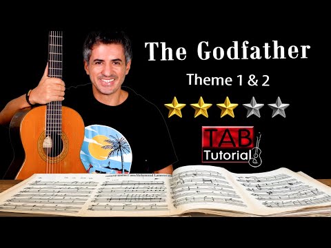 The Godfather theme 1 and 2 | Fingerstyle Guitar Tutorial + Sheet & Tab