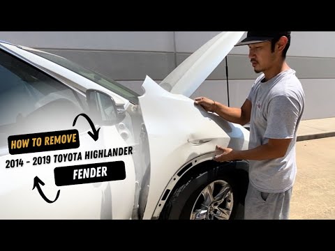 How to remove your 2014-2019 Toyota Highlander fender