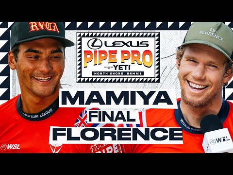 Barron Mamiya vs John John Florence | Lexus Pipe Pro presented by YETI - Final Heat Replay