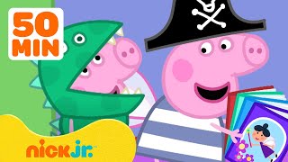 Peppa Pig Plays Pretend & Family Adventures! 🐷 | 50 Minute Compilation | Nick Jr.