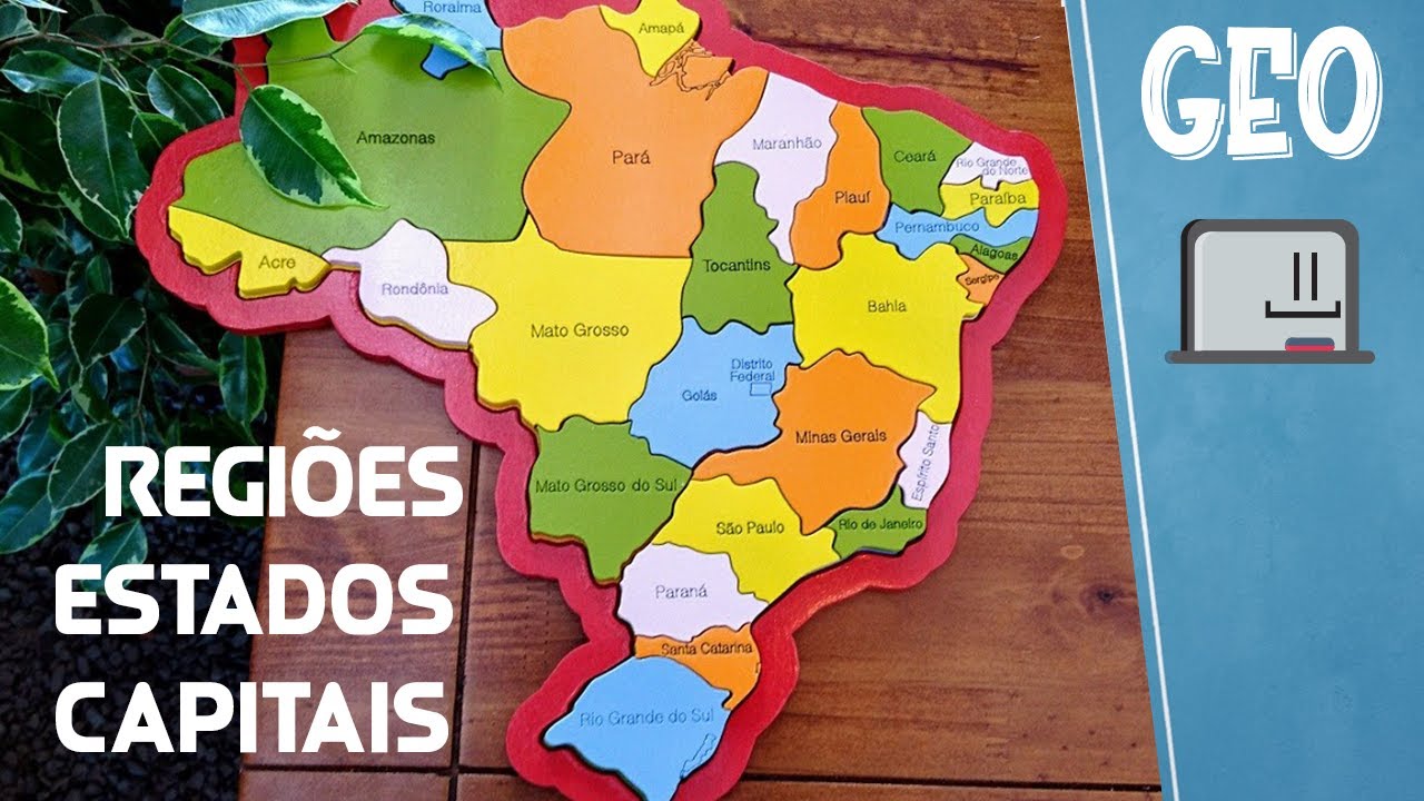 Regiões brasileiras, estados e capitais do Brasil! Lembre de um jeito fácil o mapa do nosso país!