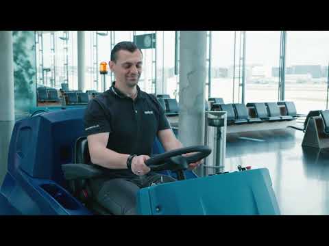 Autolaveuse autoportée grands espaces - Drivematic Deluxe - 200L, 4h autonomie, 9km/h, sécurité avancée_6