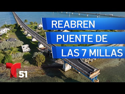 Reabren “Puente de las 7 millas” hacia los Cayos de la Florida