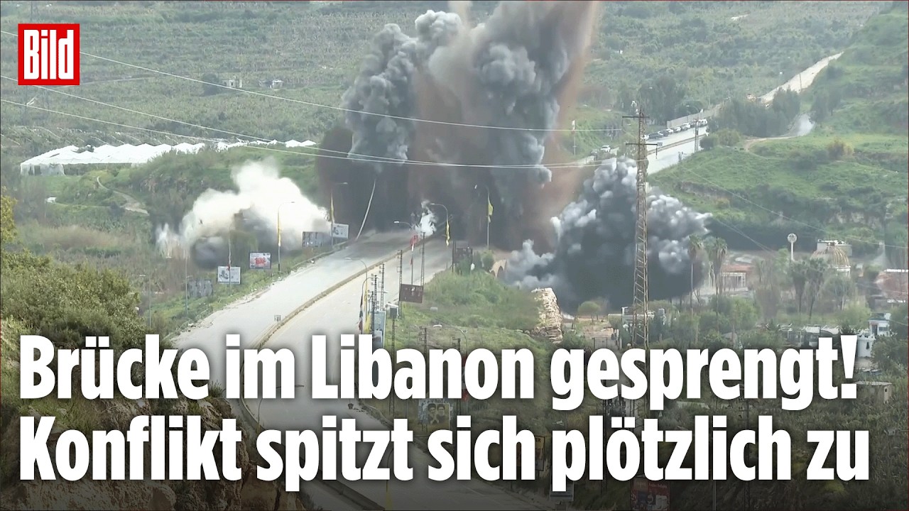 Krieg im Nahen Osten: Israel sprengt Brücke – Nahost steht vor neuer Eskalation