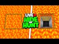 Minecraft Hide Or Hunt, but it's LIVE!