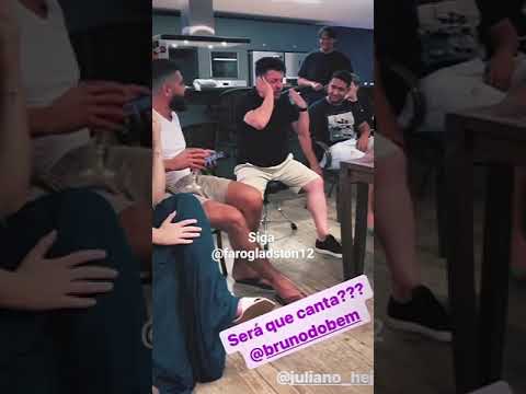 Veja a reação de Henrique ao ver Bruno cantando igual ao cd 😂😂 #Shorts