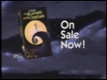 Nightmare Before Christmas On VHS Tv Ads