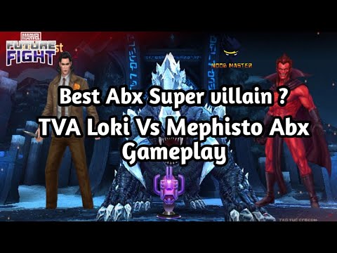 TVA Loki Vs Mephisto Abx Score Comparison | Best  Super villain | Noobmaster | Marvel Future Fight