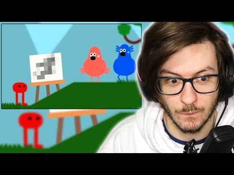 Daxellz Reacts to Lets Game It Out Why Games Shouldn't Let Me Draw Stuff   Pikuniku