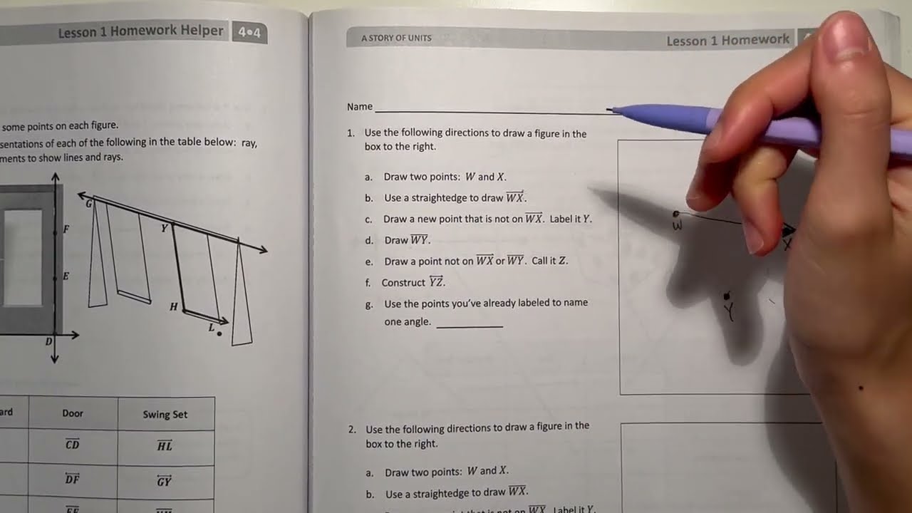 Eureka Math Grade 4 Module 4 Lesson 1 Homework | #answers  #mathwithaubrey