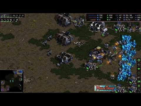 Bisu vs Hiya on Fighting Spirit - Random Replay Cast (HD Starcraft Remastered 1080p)