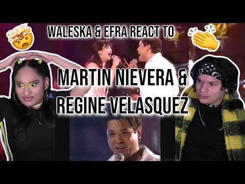 Waleska & Efra react to Martin Nievera and Regine Velasquez -Broadway Musical Medley| REACTION🤯👏🤩