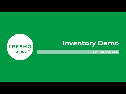 Fresho Inventory Demo