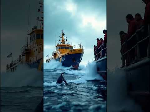 Unbelievable Penguin Rescue at Sea 🐧🌊