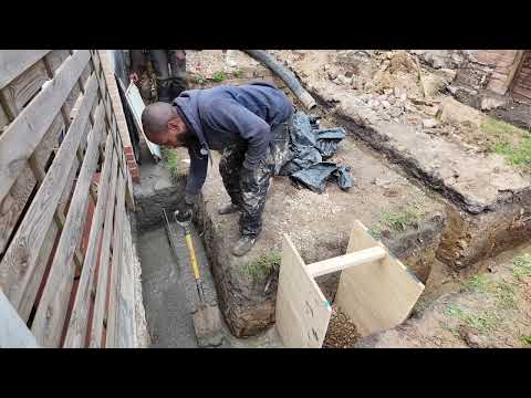 Concrete day! Building an extension in London