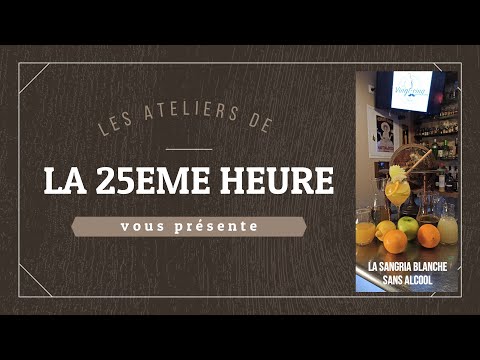 Sangria blanche sans alcool