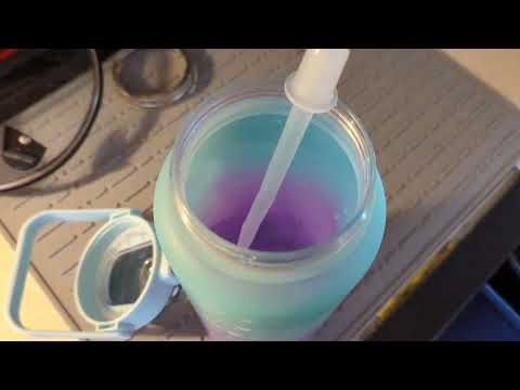 Temu:Portable Water Bottle Straw Cup Review