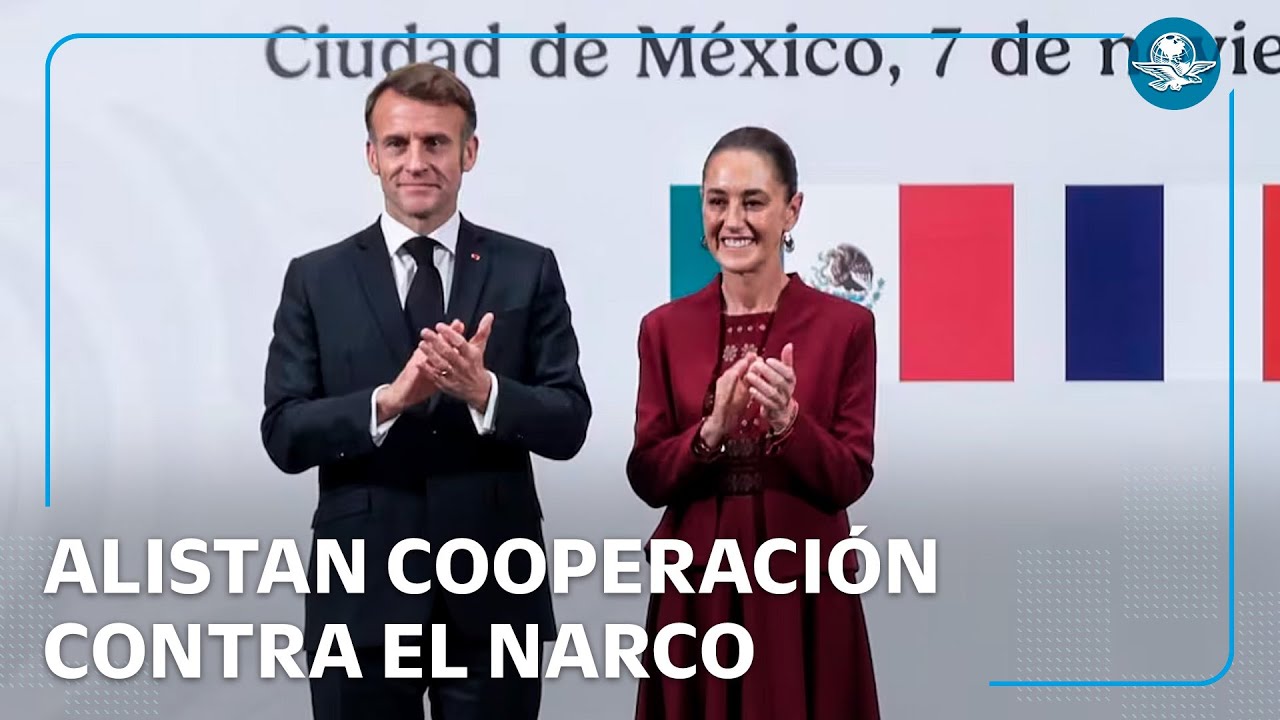 Claudia Sheinbaum y Emmanuel Macron fortalecen relación México-Francia