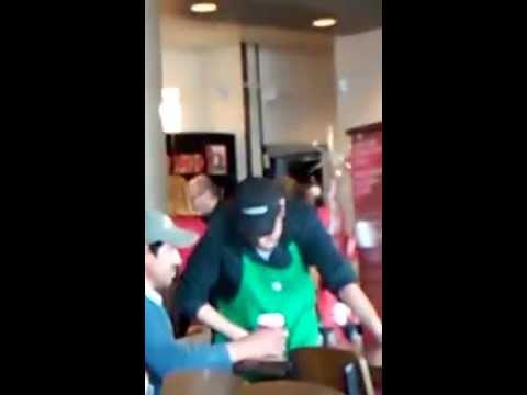 Starbucks caught on tape southbeach